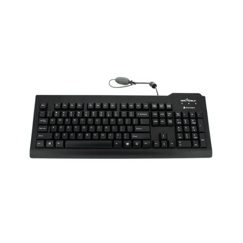 Seal Shield Silver Seal keyboard Universal USB QWERTZ German Black - SSKSV208DE