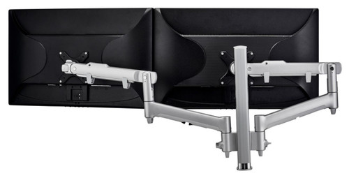 Atdec AWMS-2-D40-F-S monitor mount / stand 27" Silver Desk