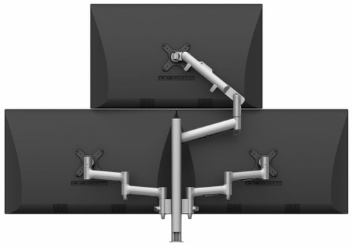 Atdec AWMS-3-D4651-H-S monitor mount / stand 32" Desk Silver