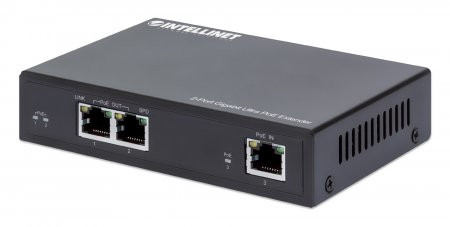 Intellinet 561600 network extender Network transmitter Black 10, 100, 1000 Mbit/s