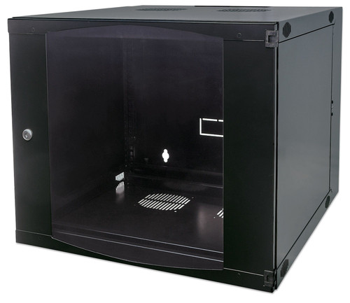 Intellinet 713849 rack cabinet 9U Wall mounted rack Black