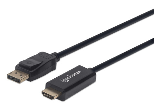 Manhattan 152679 video cable adapter 70.9" (1.8 m) DisplayPort HDMI Black