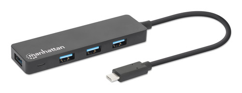 Manhattan 164924 laptop dock/port replicator USB 3.2 Gen 1 (3.1 Gen 1) Type-C Black