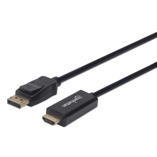 Manhattan 153195 video cable adapter 39.4" (1 m) DisplayPort HDMI Black