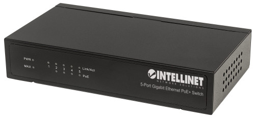 Intellinet 561228 network switch Unmanaged Gigabit Ethernet (10/100/1000) Power over Ethernet (PoE) Black