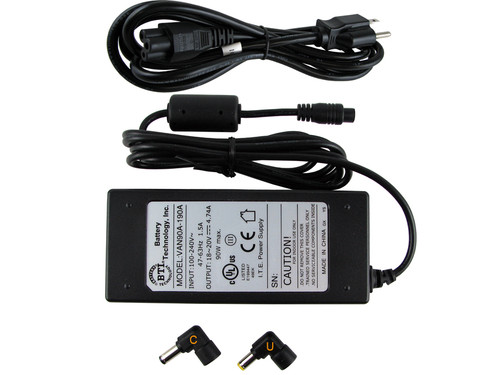 BTI AC-U90W-AR power adapter/inverter 90 W Black