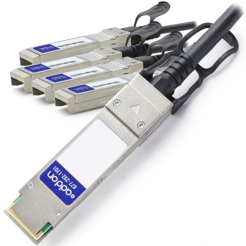 AddOn Networks AOC-Q-4S-100G-10M-AO InfiniBand/fibre optic cable 393.7" (10 m) QSFP28 4x SFP28 Black
