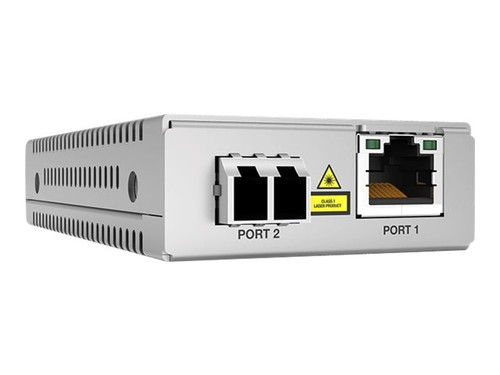 Allied Telesis AT-MMC2000LX/LC-TAA-60 network media converter 1000 Mbit/s 1310 nm Single-mode Gray - AT-MMC2000LX/LC-960