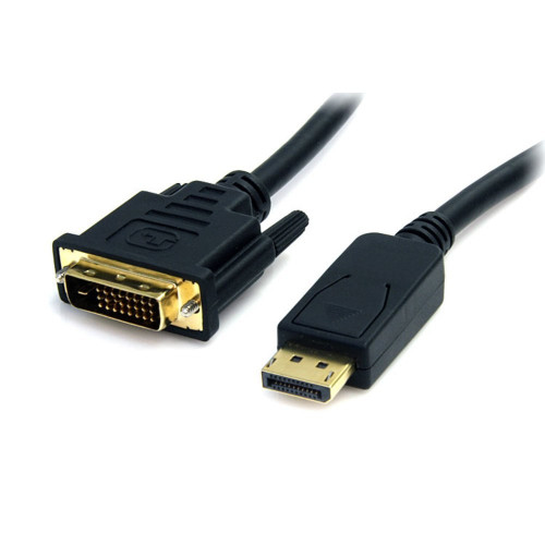 4XEM 4XDPMDVIM10FT video cable adapter 120" (3.05 m) DisplayPort DVI-D Black