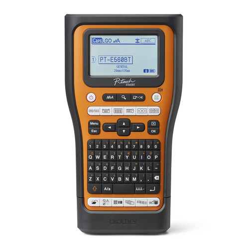 Brother PT-E560BTVP label printer Thermal transfer 180 x 180 DPI 20 mm/sec Wired & Wireless HSE/TZe Bluetooth QWERTY - PTE560BTVP