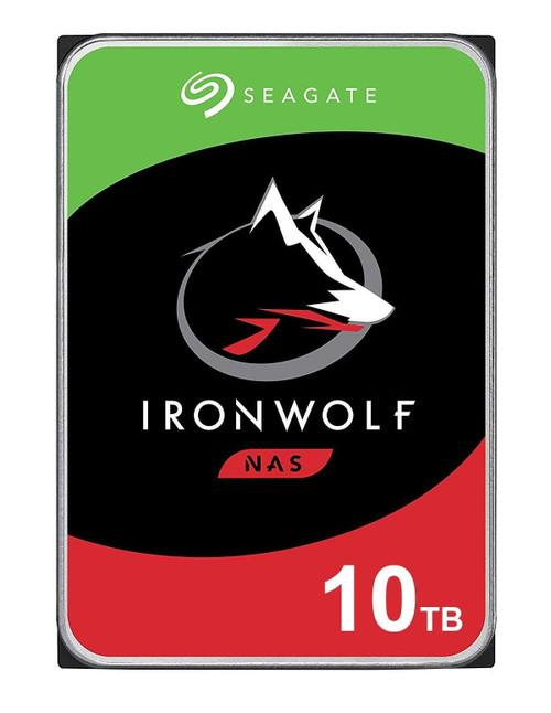 Seagate NAS HDD IronWolf internal hard drive 10 TB 7200 RPM 256 MB 3.5" Serial ATA III - ST10000VN0008