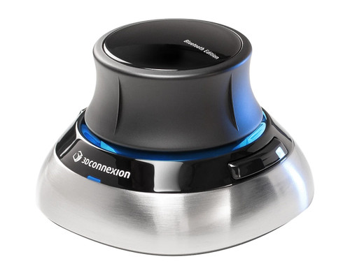3Dconnexion SpaceMouse mouse Office Ambidextrous RF Wireless + Bluetooth + USB Type-A 6DoF - 3DX-700115