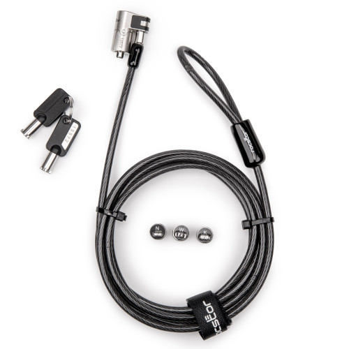 Rocstor Y1RB029-B1 cable lock Black 78.7" (2 m)