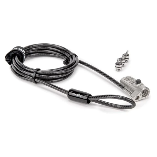Rocstor Y1RB030-B1 cable lock Black 78.7" (2 m)