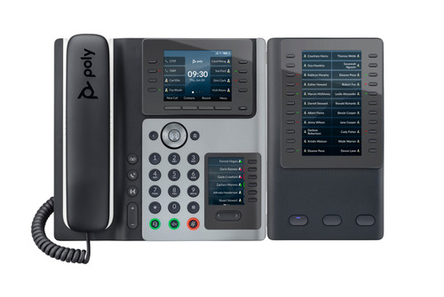 HP Poly Edge E450 IP Phone and PoE-enabled GSA/TAA - 8F3G9AA