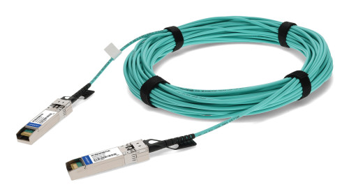 AddOn Networks SFP-10GB-AOC20M-FT-AO InfiniBand/fibre optic cable 787.4" (20 m) SFP+ AOC Teal - SFP-10GB-AOC20M-FTAO