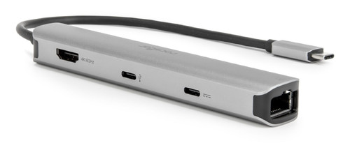 Rocstor Y10A311-S1 interface hub USB Type-C 5000 Mbit/s Black, Gray