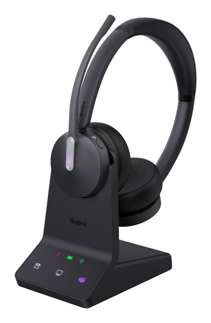 Yealink WH64 Dual Teams Headset Wireless Head-band Office/Call center USB Type-C Bluetooth Black - 1208674