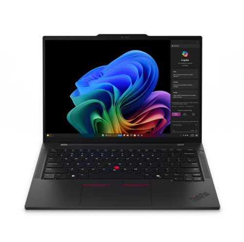 Lenovo ThinkPad T14s Gen 6 (Snapdragon) Copilot+ PC X1P-42-100 Laptop 14" WUXGA 16 GB LPDDR5x-SDRAM 512 GB SSD Wi-Fi 7 (802.11be) Windows 11 Pro Black - 21N1002DUS