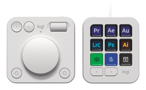 Logitech MX Creative Console Keypad Bluetooth/USB Gray - 920-012661