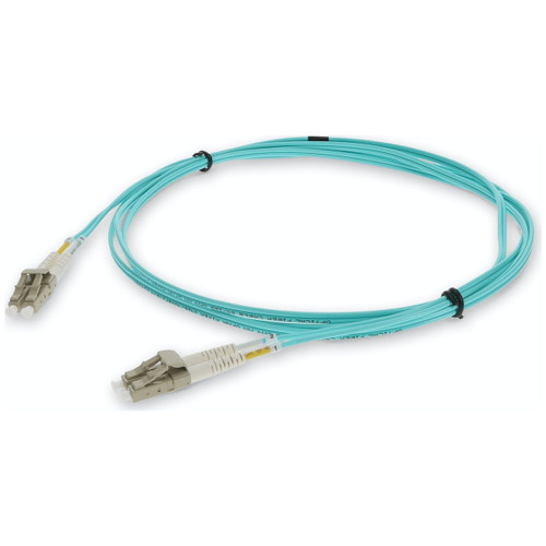 AddOn Networks ADD-LC-LC-0-5M5OM4-TAA InfiniBand/fibre optic cable 19.7" (0.5 m) LOMM Aqua color