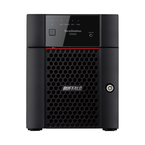 Buffalo TeraStation TS3430DN0804 NAS Desktop Alpine AL524 2 GB DDR4 4 TB HDD Black - TS3430DN0802