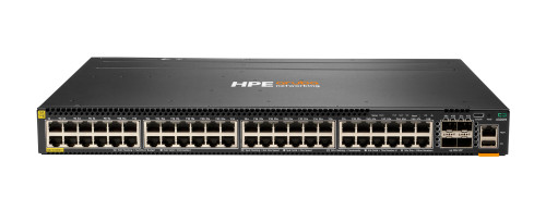 HPE Aruba Networking CX 6300M 48-port 1GbE Class 4 PoE and 4-port SFP56 Switch - JL661A
