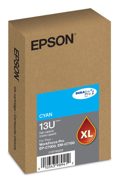 Epson C13T13U220 ink cartridge 1 pc(s) Original High (XL) Yield Cyan
