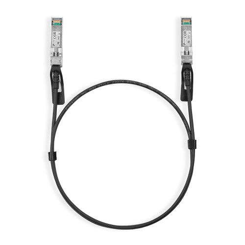 TP-Link Omada TL-SM5220-1M InfiniBand/fibre optic cable 39.4" (1 m) SFP+ DAC Black