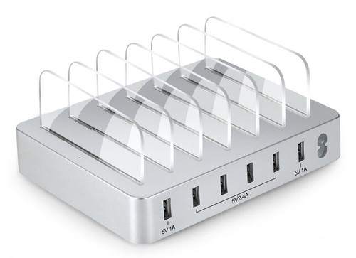 4XEM 4X6PORTUSBACS mobile device charger Universal White AC Indoor