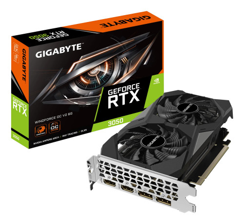 GIGABYTE GeForce RTX 3050 WINDFORCE OC V2 6G NVIDIA 6 GB GDDR6 - GV-N3050WF2OCV2-6GD