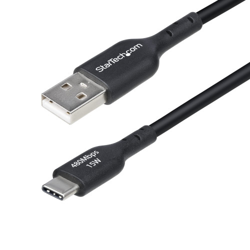StarTech.com USB2AC6FBKE10PK USB cable USB 2.0 70.9" (1.8 m) USB A USB C 0.48 Gbit/s Black