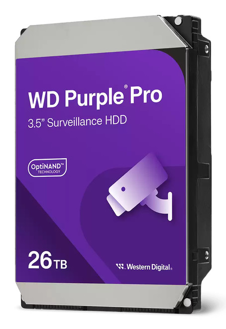 Western Digital Purple Pro WD240PURP internal hard drive 26 TB 7200 RPM 3.5" Serial ATA III - WD260PURP