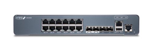 Juniper EX4000-12T network switch Managed L2/L3 Gigabit Ethernet (10/100/1000) 1U Gray
