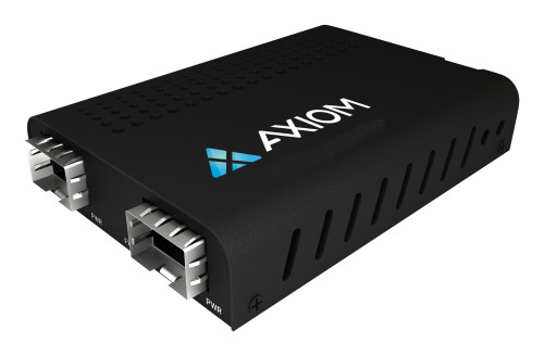 Axiom AXG100819 network media converter 10000 Mbit/s Multi-mode, Single-mode Black