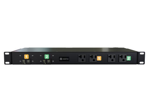 Vertiv MN00X1R1-16MCQ9-3TL14A0A10-S power distribution unit (PDU) 16 AC outlet(s) 1U Black - VP0N3100