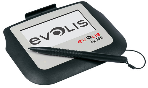 Evolis SIG100 4" White, Black LCD - ST-BE105-2-UEVL