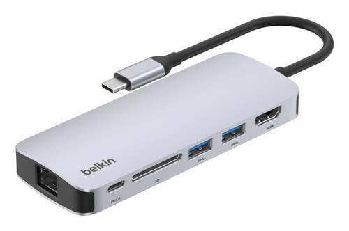 Belkin Connect USB Type-C 5000 Mbit/s Gray - AVC008FQSGY-V2