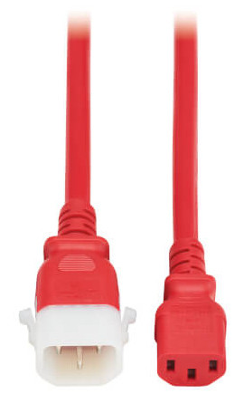 Eaton P005-E06-ARD-6 power cable Red 70.9" (1.8 m) C14 coupler C13 coupler