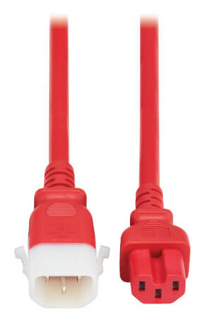 Eaton P018-E06-ARD-6 power cable Red 70.9" (1.8 m) C14 coupler C15 coupler