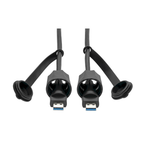 Tripp Lite USB-A Male to USB-A Male Cable, SuperSpeed, 3.0/3.1, Industrial, IP67, Shielded, 3.05 m - U325-010-IND