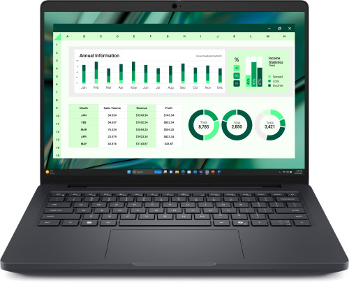 DELL Pro Max 14 MC14250 Intel Core Ultra 5 225H Mobile workstation 14" Full HD+ 16 GB LPDDR5x-SDRAM 256 GB SSD Wi-Fi 6E (802.11ax) Windows 11 Pro Black - WH1X1