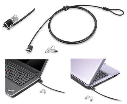 57Y4303 , Lenovo 57Y4303 cable lock Black, Silver 59.8" (1.52 m)