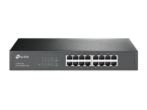 TL-SG1016D , TP-Link TL-SG1016D network switch Unmanaged L2 Gigabit Ethernet (10/100/1000) Black