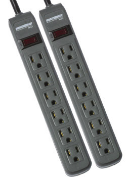 MMS362P , Minute Man MMS362P surge protector Gray 6 AC outlet(s) 120 V 35.8" (0.91 m)