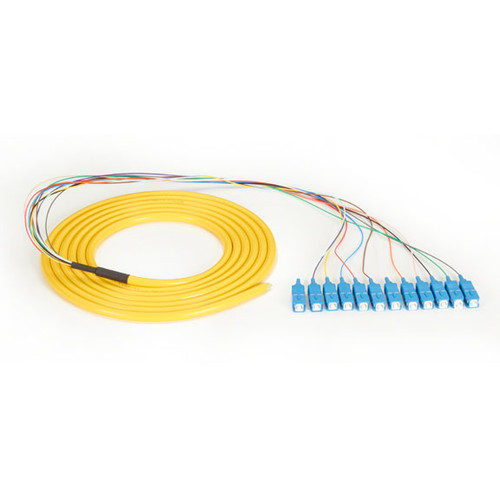 FOPT50S1-SC-12YL-3 , Black Box FOPT50S1-SC-12YL-3 InfiniBand/fibre optic cable 118.1" (3 m) Pigtail Yellow