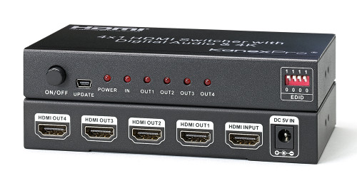 SP-HD1X44K , KanexPro SP-HD1X44K video splitter HDMI 4x HDMI