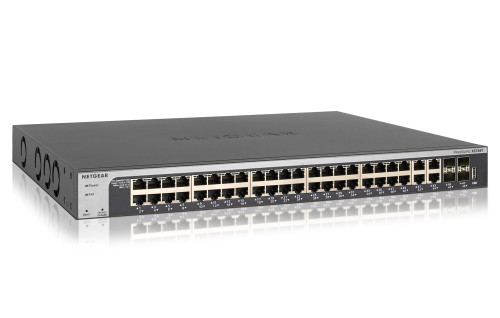 XS748T-100NES , NETGEAR XS748T Managed L2+/L3 10G Ethernet (100/1000/10000) Black - XS748T-100NES
