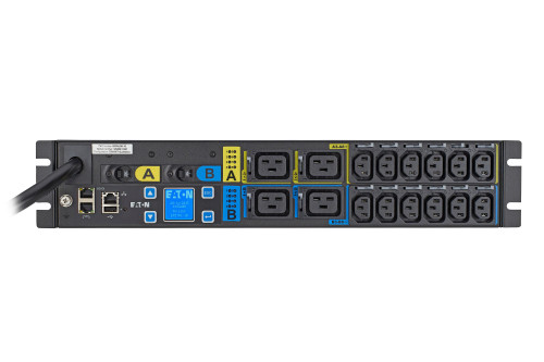 EMAU06-10 , Eaton EMAU06-10 power distribution unit (PDU) 16 AC outlet(s) 2U Black