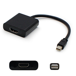 Q7X-00018-AO-5PK , AddOn Networks Q7X-00018-AO-5PK video cable adapter Mini DisplayPort HDMI Black